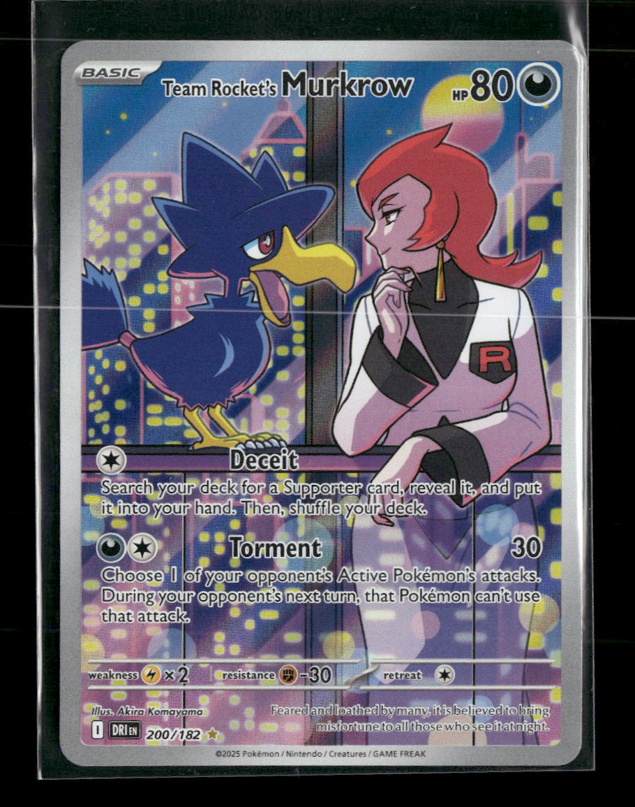 SV10: Destined Rivals Team Rocket's Murkrow #200/182