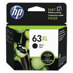 New, Pre-Owned - HP 63XL (F6U64AN) High Yield  Black Ink Cartridge
