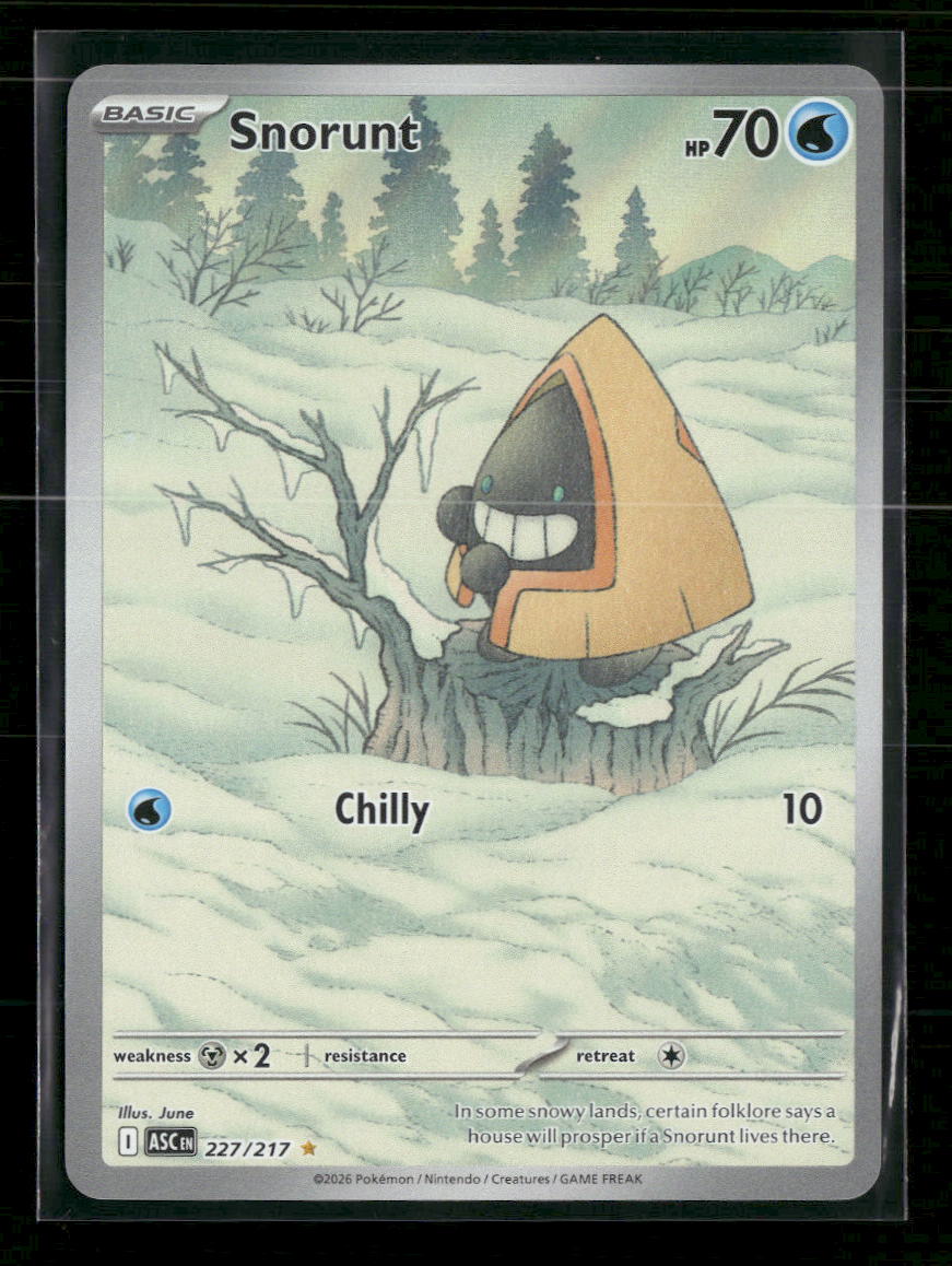 ME: Ascended Heroes Snorunt #227/217