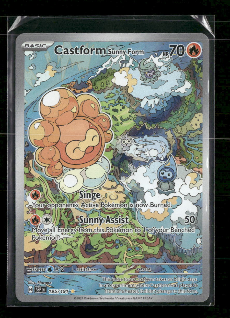 SV08: Surging Sparks Castform Sunny Form #195/191