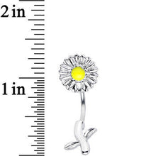 Stainless Steel Summer Daisy Flower Belly Ring