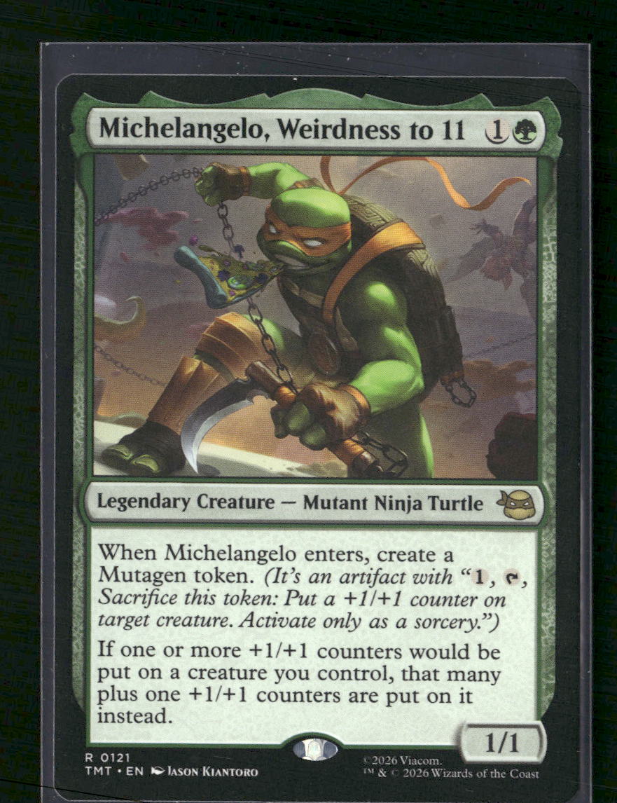 Teenage Mutant Ninja Turtles Michelangelo, Weirdness to 11 #121