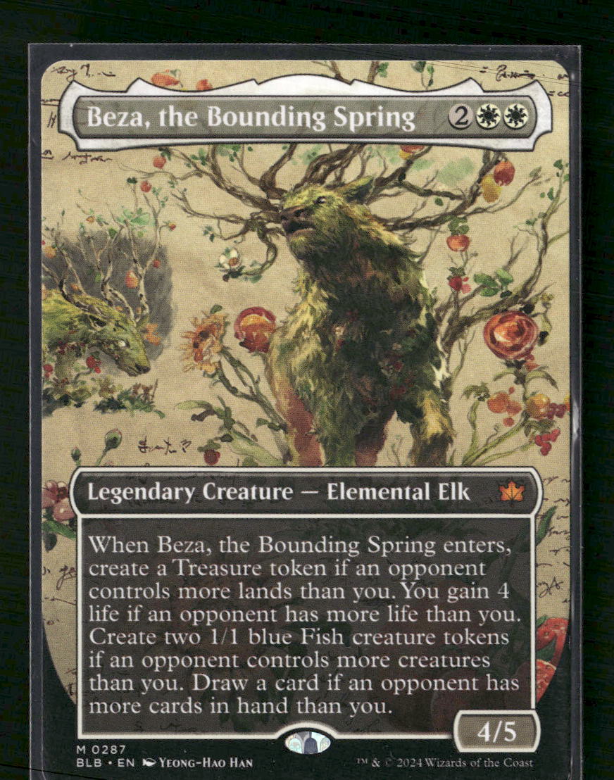 Bloomburrow Beza, the Bounding Spring (Borderless) #287