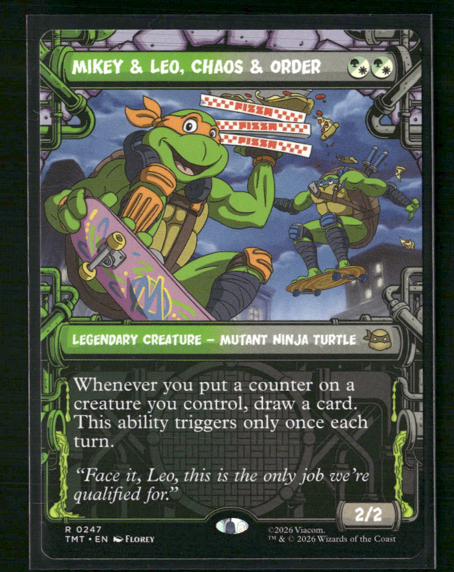 Teenage Mutant Ninja Turtles Mikey & Leo, Chaos & Order (Showcase) #247