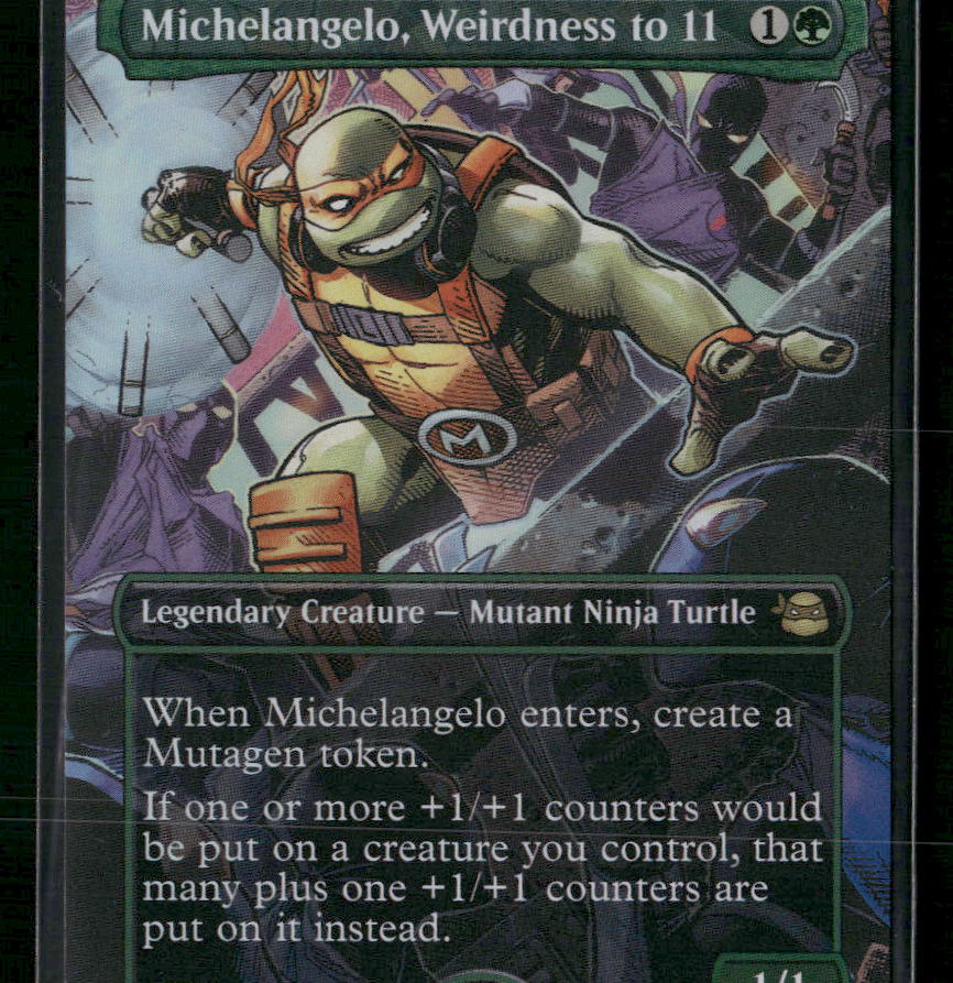 Teenage Mutant Ninja Turtles Michelangelo, Weirdness to 11 (Borderless) #214