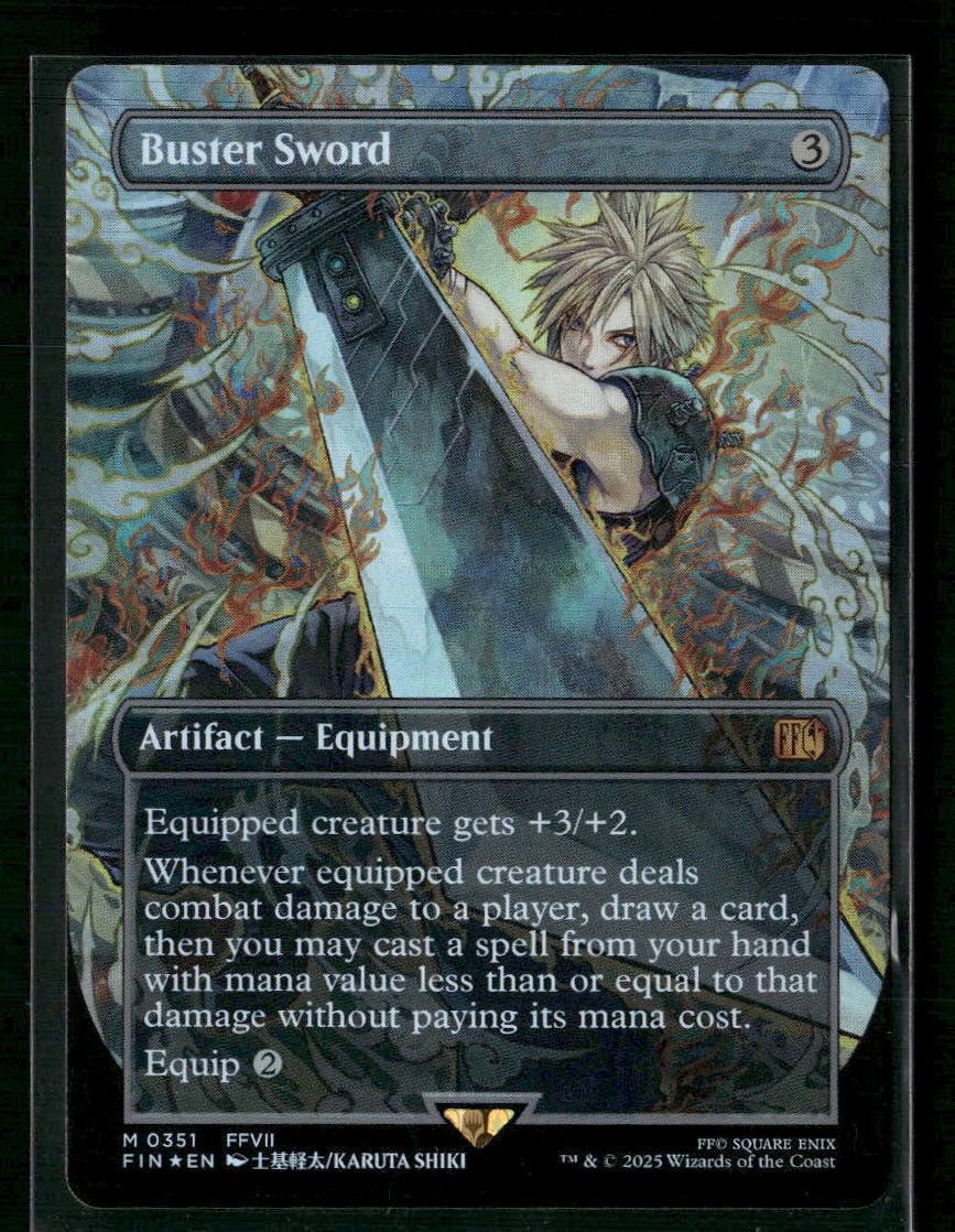 FINAL FANTASY Buster Sword (Borderless) #351