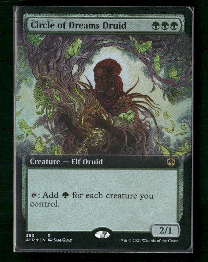 Adventures in the Forgotten Realms Circle of Dreams Druid (Extended Art) #383