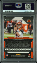 2020 Panini Chronicles Prizm Black Prizm Black Joe Burrow 10 PSA #PB1