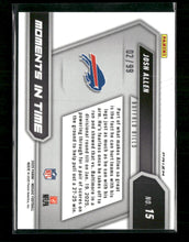 2025 Panini Mosaic Moments In Time Mosaic Blue Josh Allen #/99 #15