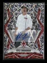 2025 Panini Phoenix Base Autographs Lazer Prizm Kyle Shanahan #/25 Auto #120