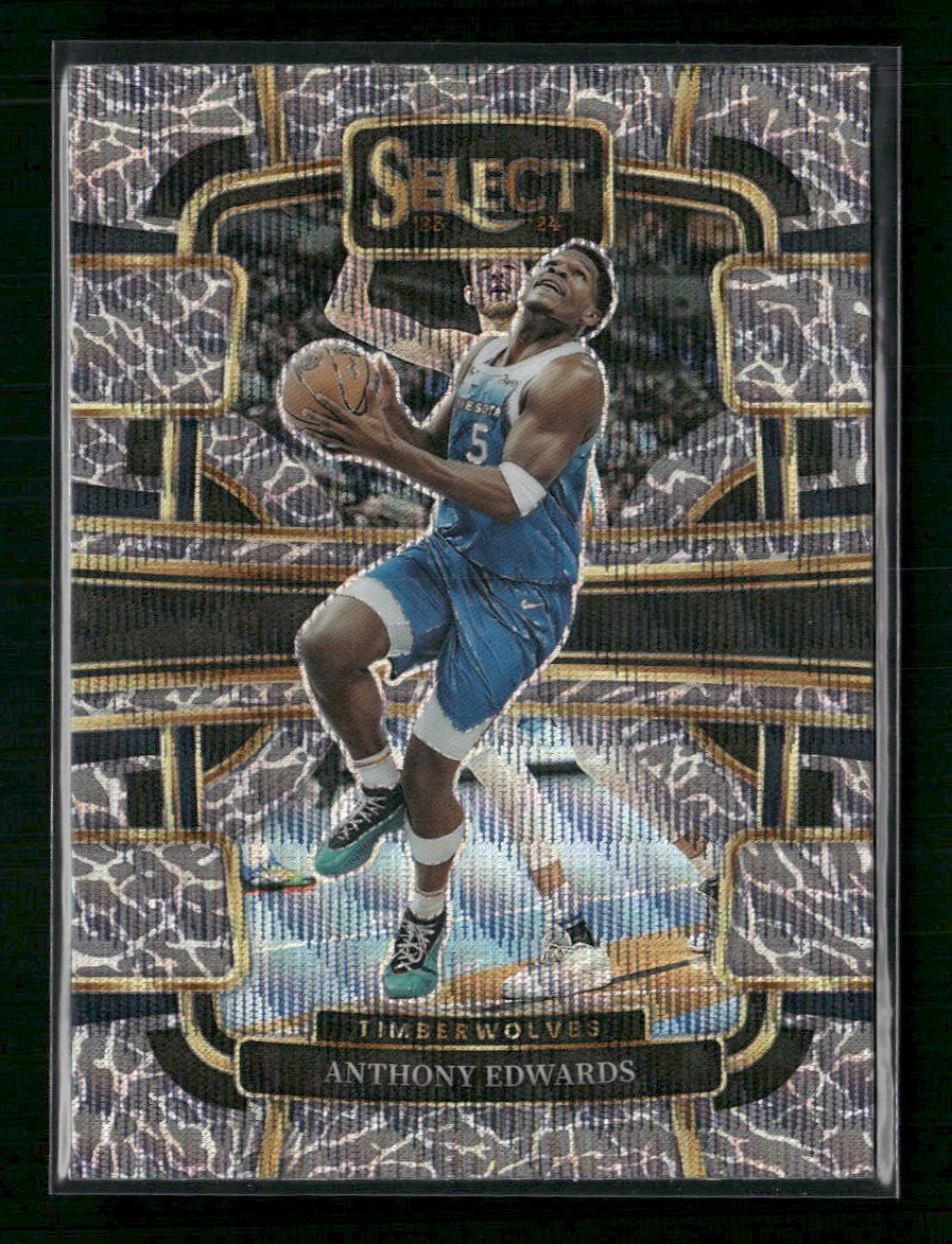 2023-24 Panini Select Elephant Prizms Concourse Anthony Edwards #37
