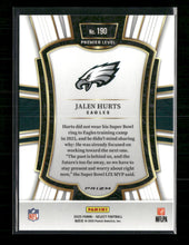 2025 Panini Select Zebra Prizm Jalen Hurts #190
