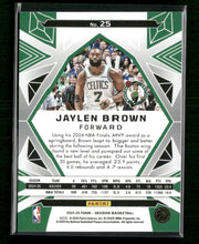 2024-25 Panini Obsidian Electric Etch Pink Flood Jaylen Brown #/49 #25