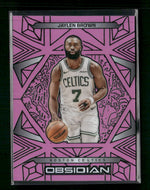 2024-25 Panini Obsidian Electric Etch Pink Flood Jaylen Brown #/49 #25