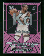 2024-25 PO Atomic Initials Electric Etch Pink Flood Kevin Durant #/49 #6