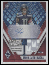 2023 Panini Rookie Auto Dual Jersey Red Pandora Jaxon Smith-Njigba #/25 #RAD-JSN