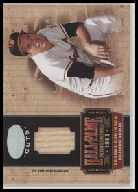 2004 Leaf Certified Hall of Fame Souvenirs Material Brooks Robinson #/25 #HOF-30