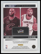 2024-25 Panini Silhouette Duo Memorabilia LeBron James / Kyrie Irving #DUO-CLE