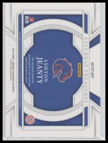2025 Panini N.T.C. Saturday Treasures Patch #/25 Ashton Jeanty #CT-AJY