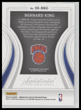 2022-23 Panini I.C. Sophisticated Auto Gold Bernard King #/10 #SS-BKG