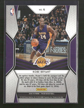 2018-19 Panini Prizm Dominance Kobe Bryant #6