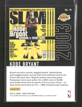 2020-21 Hoops Winter Slam Kobe Bryant #19