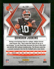 2025 Panini  Rc Auto Silver Pandora Prizm Quinshon Judkins Rookie Auto #191