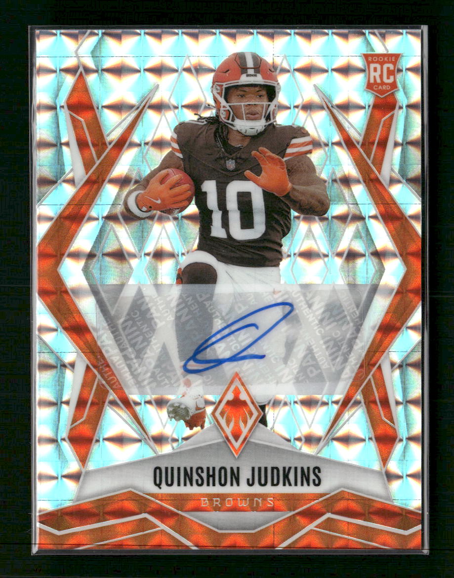 2025 Panini  Rc Auto Silver Pandora Prizm Quinshon Judkins Rookie Auto #191