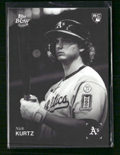 2025 Topps Black & White Nick Kurtz #004