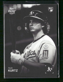 2025 Topps Black & White Nick Kurtz #004