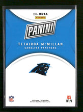 2025 Panini National Convention Rookie Cards Blue Tetairoa McMillan #/50 #RC16