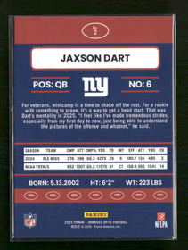 2025 Donruss Optic 2015 Retro Jaxson Dart #2