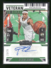 2024-25 Panini Silhouette Veteran Season Ticket Rajon Rondo #/35 Auto #VST-RAJ