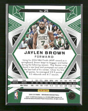 2024-25 Panini Obsidian Electric Etch Hot Springs Jaylen Brown #/15 #25