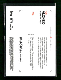 2025 Topps Black & White Green Pete Alonso #/99 #088