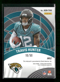 2025 Panini Revolution Autographs Impact Travis Hunter #/50 Auto #AGN-THU