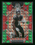 2023 Panini Mosaic Red Green Mosaic Bijan Robinson Rookie #284