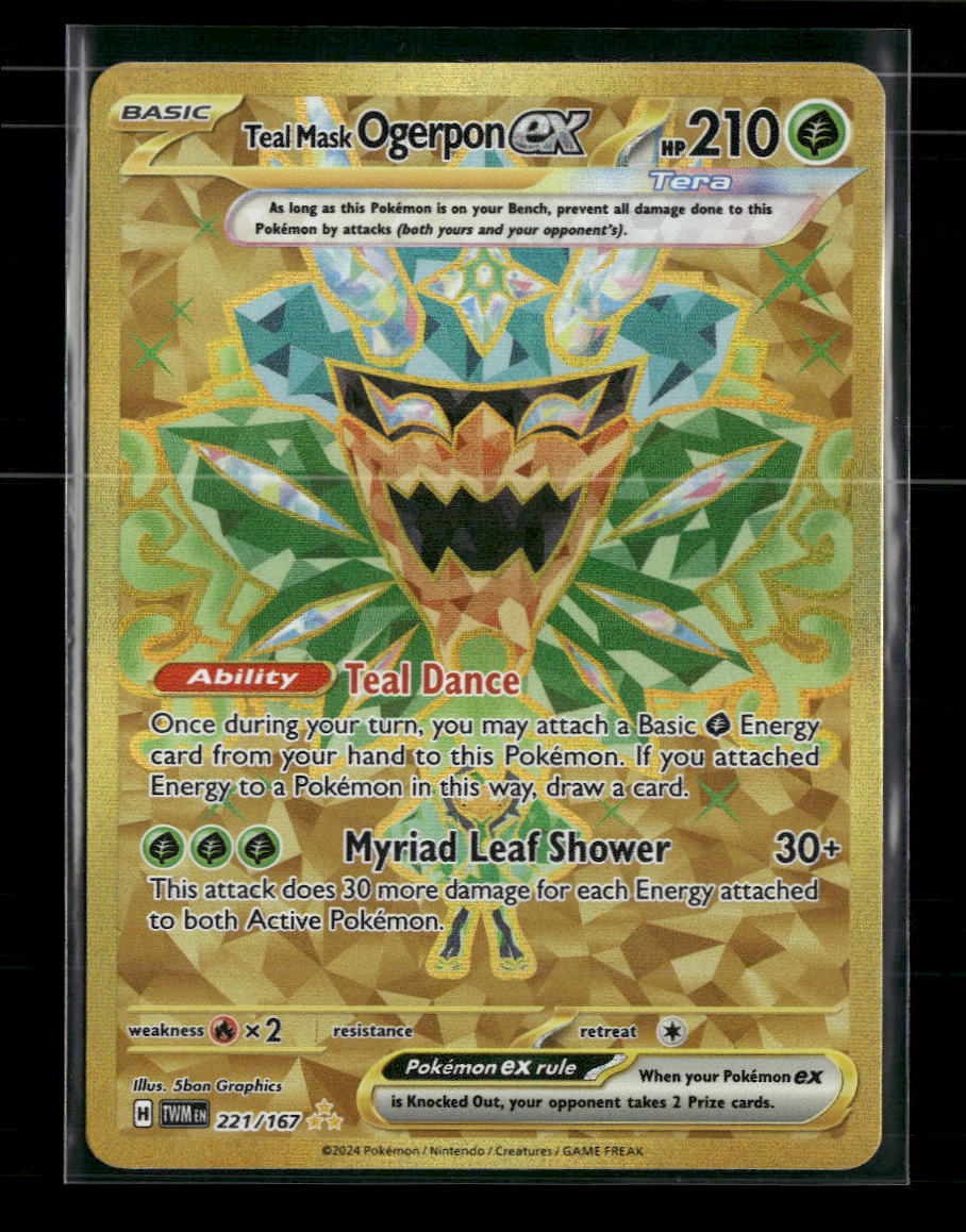 SV06: Twilight Masquerade Teal Mask Ogerpon ex #221/167