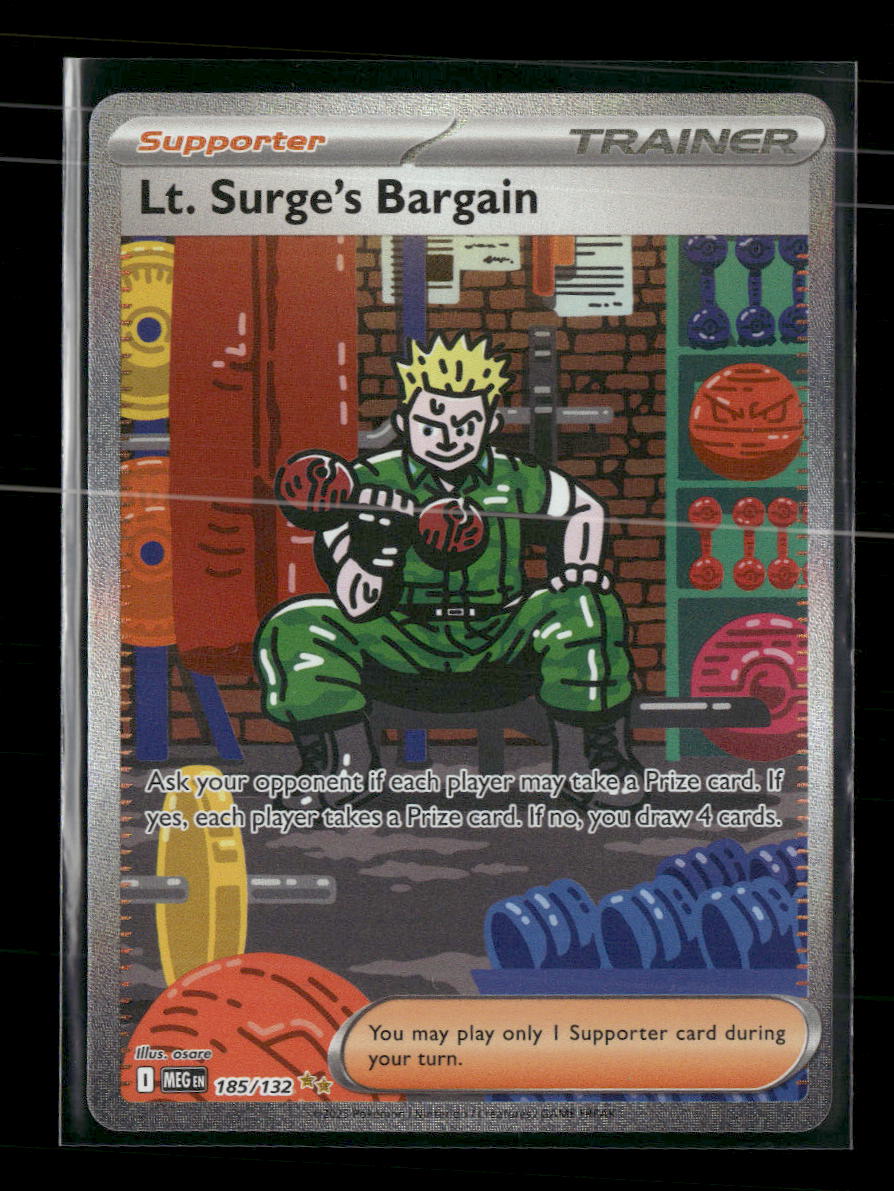 ME01: Mega Evolution Lt. Surge's Bargain #185/132