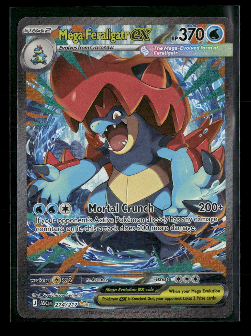 ME: Ascended Heroes Mega Feraligatr ex #274/217