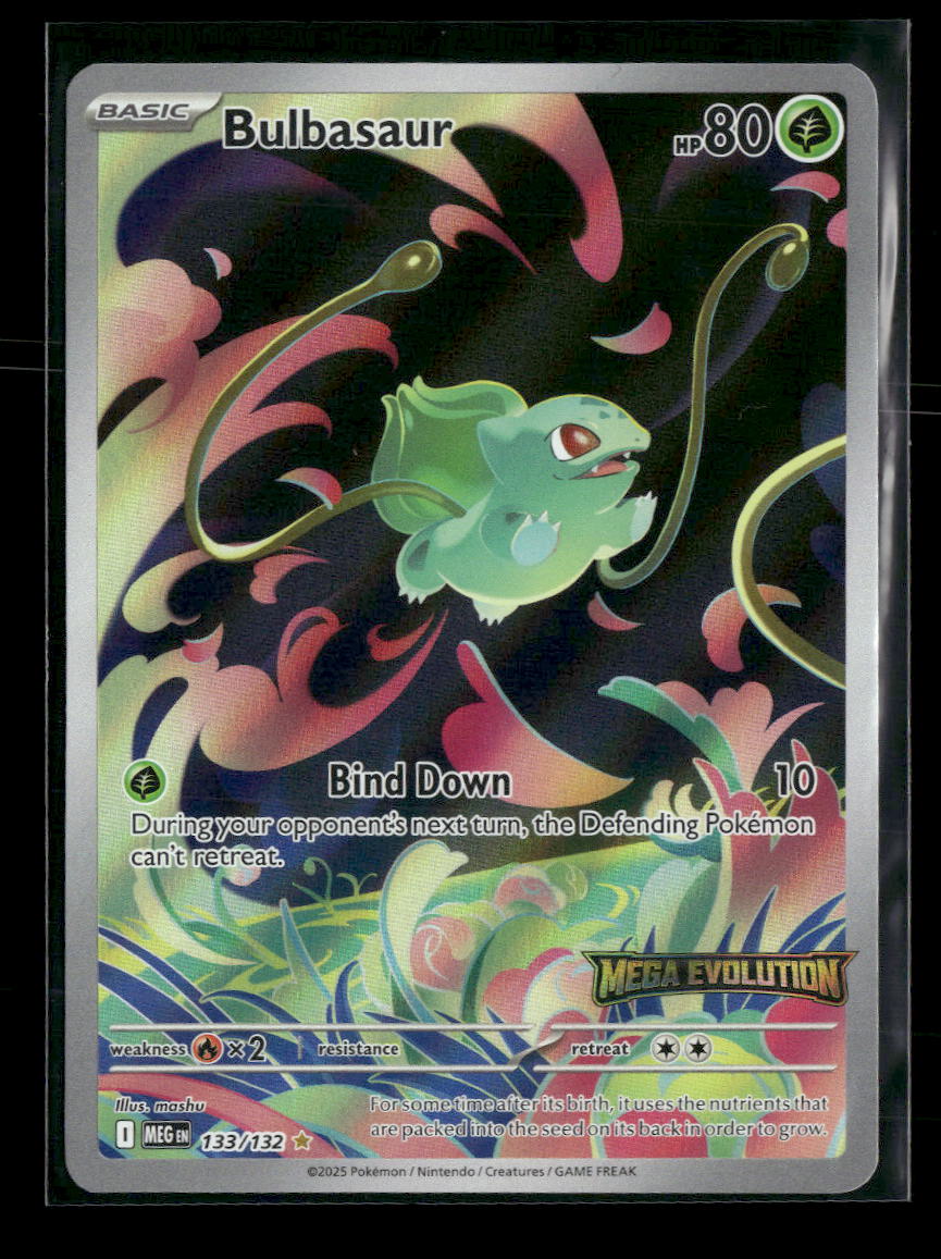 Bulbasaur (Mega Evolution Stamp) #133/132