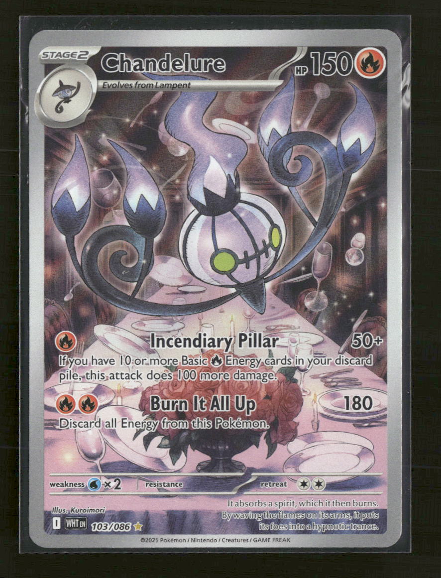 SV: White Flare Chandelure #103/086