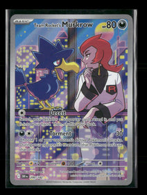 SV10: Destined Rivals Team Rocket's Murkrow #200/182