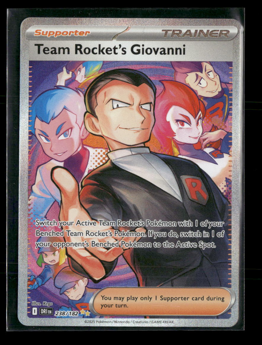 SV10: Destined Rivals Team Rocket's Giovanni #238/182