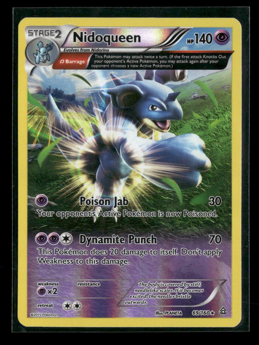 XY - Primal Clash Nidoqueen (Omega) Reverse Holofoil #69/160