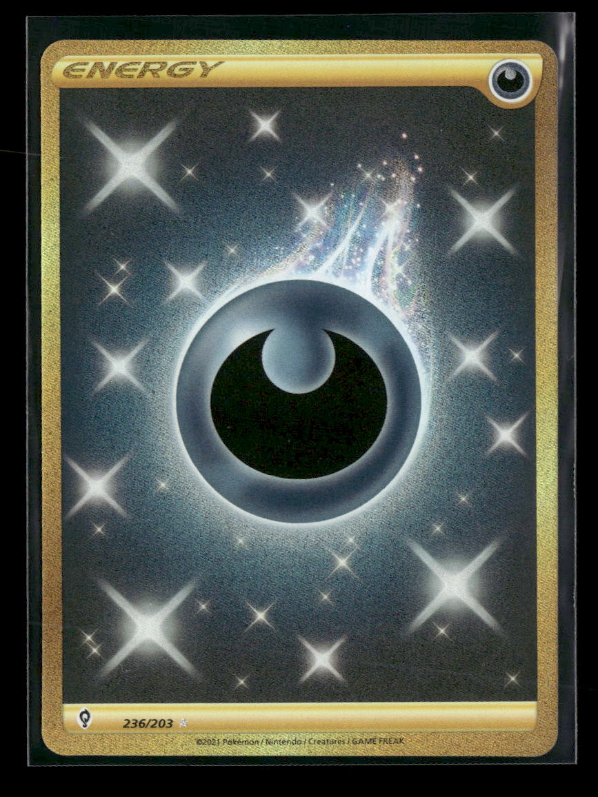 SWSH07: Evolving Skies Darkness Energy (Secret) #236/203
