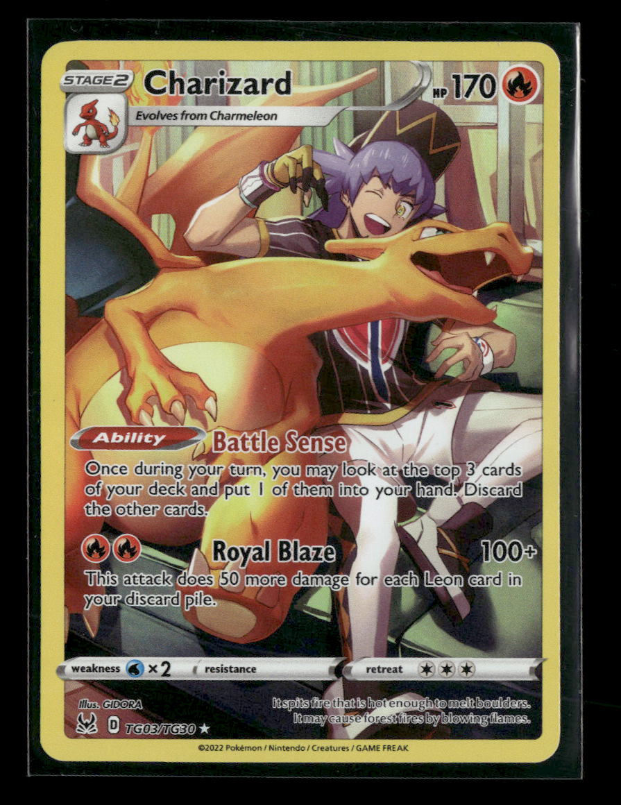 SWSH11: Lost Origin Trainer Gallery Charizard #TG03/TG30