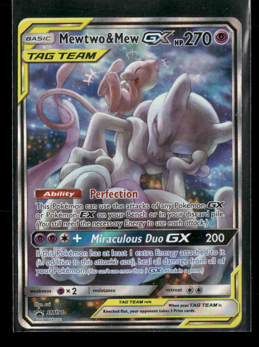 SM Promos Mewtwo & Mew GX #SM191