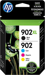 New, Pre-Owned - HP 902XL Black, & 902 Cyan, Magenta, Yellow Ink Cartridges