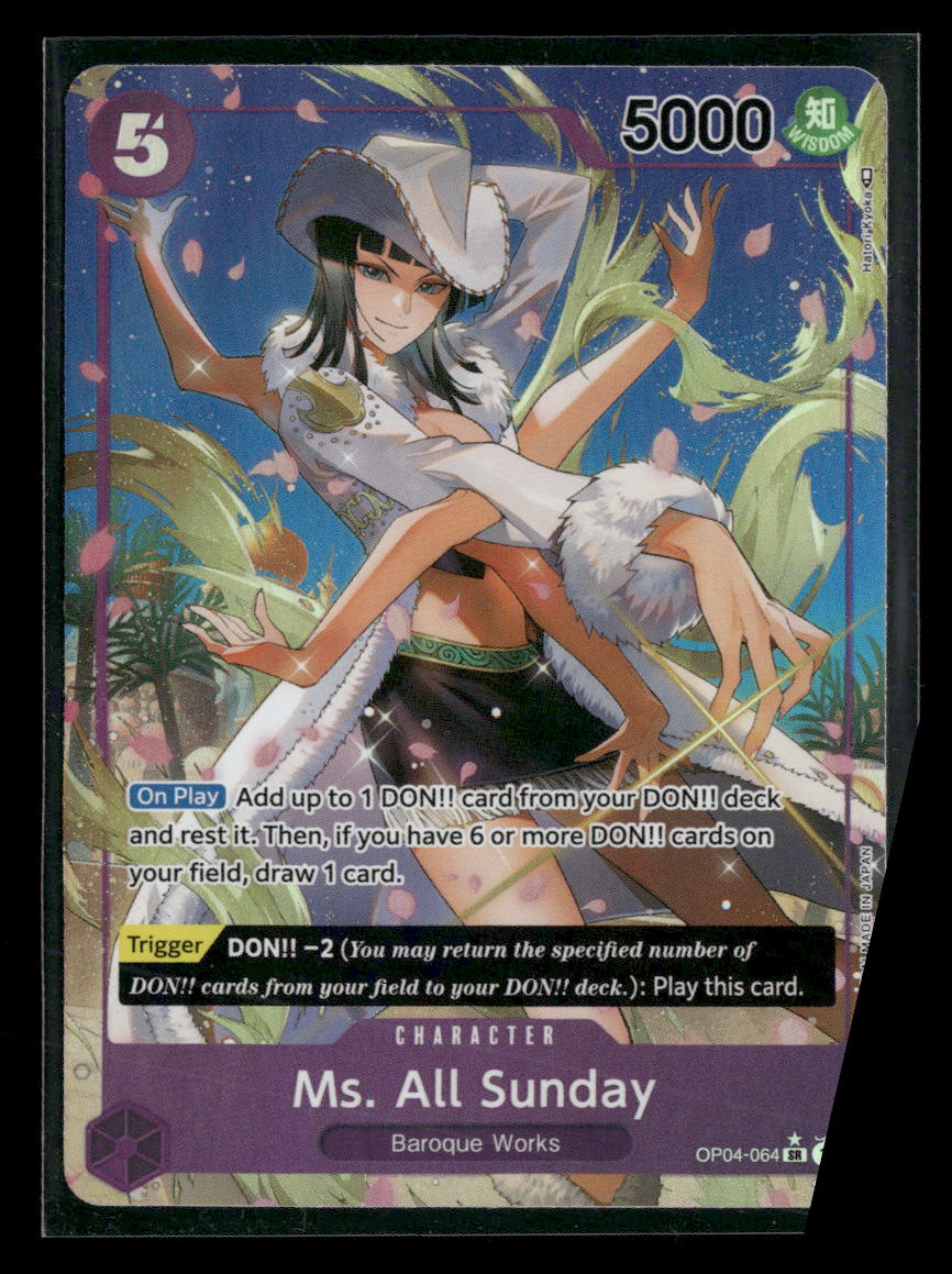 Kingdoms of Intrigue Ms. All Sunday (Alternate Art) #OP04-064